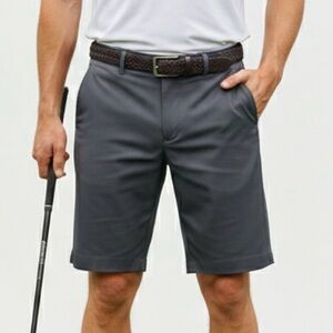 PGA Tour Performance Golf Shorts Dark Grey Mens Size 36